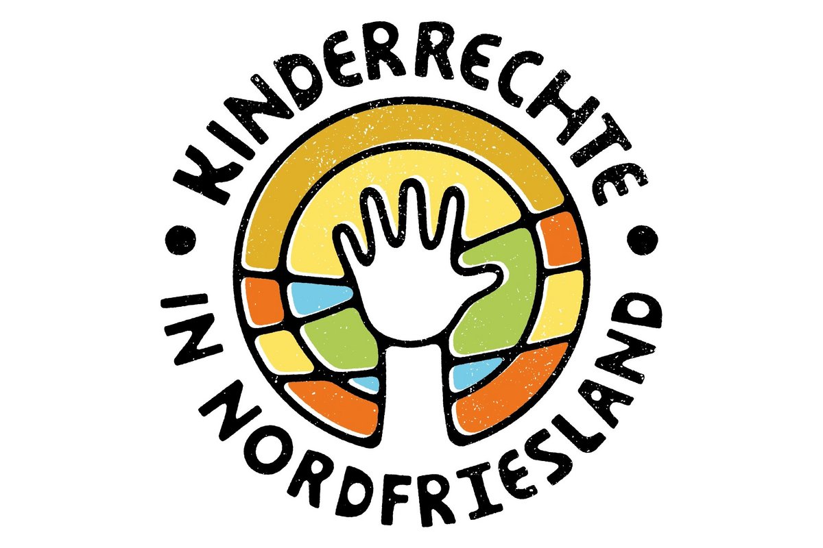 Der Schriftzug: Kinderrechte in Nordfriesland